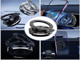 Vacuum Magnetic Suction Cup Phone Car Mount Folding Swivel Stand Rotation Electric Vacuum for V1259-DP01-A-3043