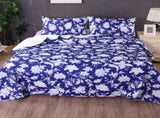 Ramesses Spring Blue 3 Pcs Bamboo Blend Ultrosonic Reversible Comforter Set King V442-KIT-COMFORTER-3PCSSPRING-BLUE-KI