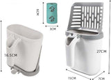 Cat Litter Scoop with Collection Tray Cleaning Cat Litter Ergonomic With 8 Rolls of Waste Bags V1188-MS101-01553-1