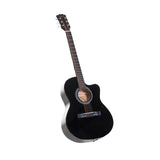 Karrera Acoustic Cutaway 40in Guitar - Black ACG40-BK