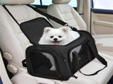 Black Portable Pet Travel Carrier Bag - Foldable, Durable, and Comfortable for Small Dogs & Cats V888-ELOSUNG20407