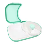 Snack Rotating Container with Lid Sealed Plastic Rotating Snack Storage Box for Outdoor Mint Green V1294-YM0901-3118240200711