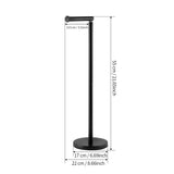 Floor Standing Toilet Paper Holder-Black V1161-860052