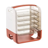 Four Layers Dish Preparation Plate Drawer Design Plastic Vegetable Preparation Kitchen Storage V1294-YM3118220256712-0421