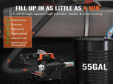 Fuel Transfer Pump 12V 15 GPM 1/4 HP Diesel Pump with Auto Fuel Nozzle V952-FBBMG15GPM14E8RUQV9