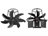 Wood Fan Pipe Fireplace Fan 7 Blades Fan On Chimney Silent Motors Heat Powered Wood V1294-YM0706-3114230124311