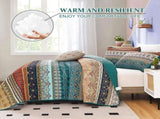Textured Quilted bedspread and pillowcovers set Add Depth and Dimension - Queen size V745-MAC080375Q13U