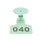 1-100 Cattle Number Ear Tag 6x7cm Set - Medium Green Sheep Livestock Label V238-SUPDZ-28747301650512