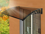 Mountview Window Door Awning Outdoor 1M X 1.2M Brown 1x1.2M OD1006-1X1.2-BK_NZ