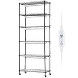VEVOR Plant Stand with Grow Lights 6 Tiers 150W 180 cm Tall Plant Grow Shelf V952-GNZWJ180CM75DH4U1V3