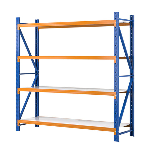 Giantz 2Mx2M Garage Shelving Warehouse Rack Pallet Racking Storage Shelf Blue WR-F-20206-200BO-ABC