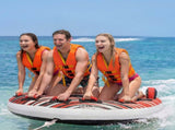 Towable Tube for Boating, 3 Riders Inflatable Boat Tubes ands, 231 kg Capacity Water Sport V952-CQTL3PDDX3RH9FY22001V0