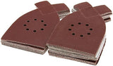 50 pieces - sandpaper - P40/60/80/100/120 grit - grit sandpaper for multi-sander - For wood and V1188-NK-BOL-354