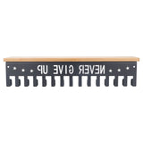 Metal Award Display Trophy Shelf Bamboo Trophy Shelf Metal Wall Mounted Medal Display Hanger V1294-YM0706-3115230067311