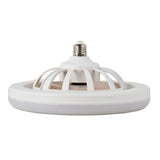 Ceiling Fan Light 30W ABS Housing 9.8in 2 in 1 White E27 LED Mini Lighting Ceiling Fan for Living V1294-YM0703-3114230020911