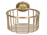 Brass Antique Toilet Roll Holder Punch Free Stable Wall Mount Paper Towel Rack for Bathroom V1294-YM0626-3112220089411