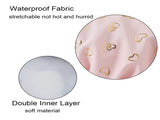Shower Caps, 3-pack for women, waterproof and double layered V1188-YUUY46-00079