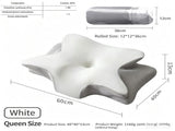 Ice Silk Butterfly-Shaped Memory Foam Pillow Ergonomic, Orthopedic, Sleep-Aiding, Suitable for V1188-MS-514-001