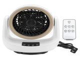 2 in 1 Desktop Heater Fan Adjustable Temperature Timing Oscillating Electric Space Heater with V1294-YM0901-3113240335211