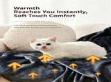 White USB Temperature Control Electric Blanket Portable Warm Cover For Student Home Use V1221-XM-LB472-GM34