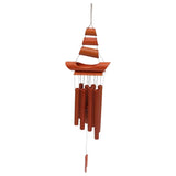 3Pcs Brown Bamboo Wind Chime for Home and Garden Decor V1369-AZ3-W-18041