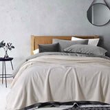 Laconia 400GSM Premium Australian Pure Wool Blanket Natural Super King V442-HIN-BLANKET-LACONIAWOOL-NATURAL-SK