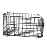 Worgeous Black Rear Bike Rack Basket for Cruiser and Student Bikes, Storage Carrier Accessory V1192-AZ-W-23905