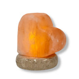 USB Colour Changing Salt Himalayan Lamp - Heart Love Shape Pink Rock LED Light V238-SUPDZ-43047495750