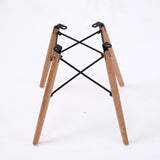 2X Retro Dining Cafe Chair DSW BLACK V274-FT-PP623-BK2