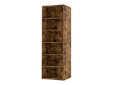Levede BookShelf Storage Shelves 6 Tier Bookcase Display Unit Organizer Cabinet CH1154-6-WA-S-AU