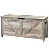 VEVOR Kids Toy Storage Bench Wooden Toy Box Chest 38.98 x 15.55 x 18.9 in Gray V952-XTETCWDWHLBC7BJJOV0