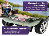 EQUIPMED SmartPacer Ultra-Lightweight Mobility Scooter w/ Li-ion Battery, Only 19kg, Foldable, V219-HMBMSCEQ1GNB