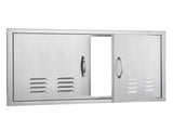 BBQ Access Door, 914x534 mm Double Outdoor Kitchen Door, Stainless Steel Flush Mount Door, Wall V952-SMMBSCJMYS36I3IIAV0