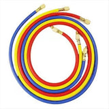 R410a 3Way AC Diagnostic Manifold Gauge Complete Set for R134A R410A R22 with Hose Adapters Quick V1369-AZ3-W-11486