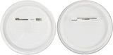 200 Sets 58mm Blank Pin Back Buttons Parts for Button Maker Machine 58mm, Round Badge V1258-DP02-C-1338