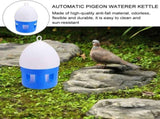 Birds Water Feeder Plastic Bird Feeding Bird Drinker Waterer Dispenser Water Pot Container Feeding V1192-AZ-W-10308
