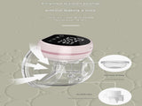 Blue Hands-Free Wearable Electric Breast Pump - Portable, Quiet & Rechargeable with LED Display V888-ELOSUNG36107