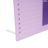 Dry Erase Planner Board Acrylic Desktop Calendar To Do List Schedule Board with Stand for Office V1294-YM0901-3117250051613