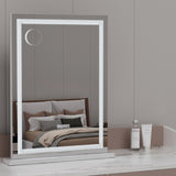 Embellir Bluetooth Makeup Mirror 58x80cm Hollywood Vanity with LED Light Crystal MM-E-FRAMELS-5880LED-VER-BT