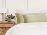 SILK PILLOW CASE TWIN PACK - SIZE 51X76CM - Sage ABM-10002249