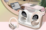 Wireless Bluetooth 5.4 Headphone Over Ear Bud IPX5 Waterproof Earphone for Sport Running - Rose Gold V1263-JX-6260-1