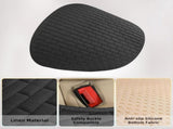 Black Back Seat Cover, Rear Car Seat Cover for Cars Truck SUV,Seat Covers with Storage Pocket,Bottom V1258-DP02-WO-237