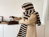 Scarf - Hat - Neck warmer - Warm hat - Women's scarf - Women's winter hat - Knitted hat - Thick V1237-ZY-917-260