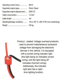 battery jumper cables, 3000A jumper cables, heavy duty jumper cables, car battery starter cables, V1102-796-15235-RED-5M