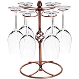 1Pc Wine Glass Rack, Stemware Holder With Wine Glass Drying Racks Holds 6 Wine Glasses V1188-MS-227-1079