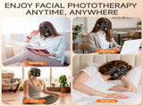 Red Light Mask 4 Color Light Therapy for Face,with 240 LED Mask,800mAh Rechargeable Controller,850nm V1107-110-06882