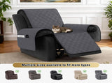 100% Waterproof Recliner Chair Covers, Covers Non-Slip Stay in Place, Thick Cover for with Pocket, V1259-DP01-A-4460