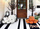 7PCS Simulation Pumpkin Model Artificial Pumpkin Decoration Home Table Decor for Thanksgiving and V1294-YM0717-10122797