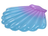 Float Bed Inflatable Floating PVC Shell Shaped Portable Accessory for Indoor Outdoor V1294-YM0523-3111220014411
