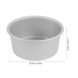 3-Piece Round Cake Pan Set Non-Stick Aluminum Bakeware for Easy Release and Even Baking V1370-AZ4-11873